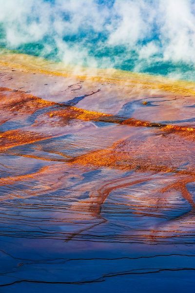 Bishop, Russ 아티스트의 Grand Prismatic Spring-Yellowstone National Park-Wyoming-USA작품입니다.